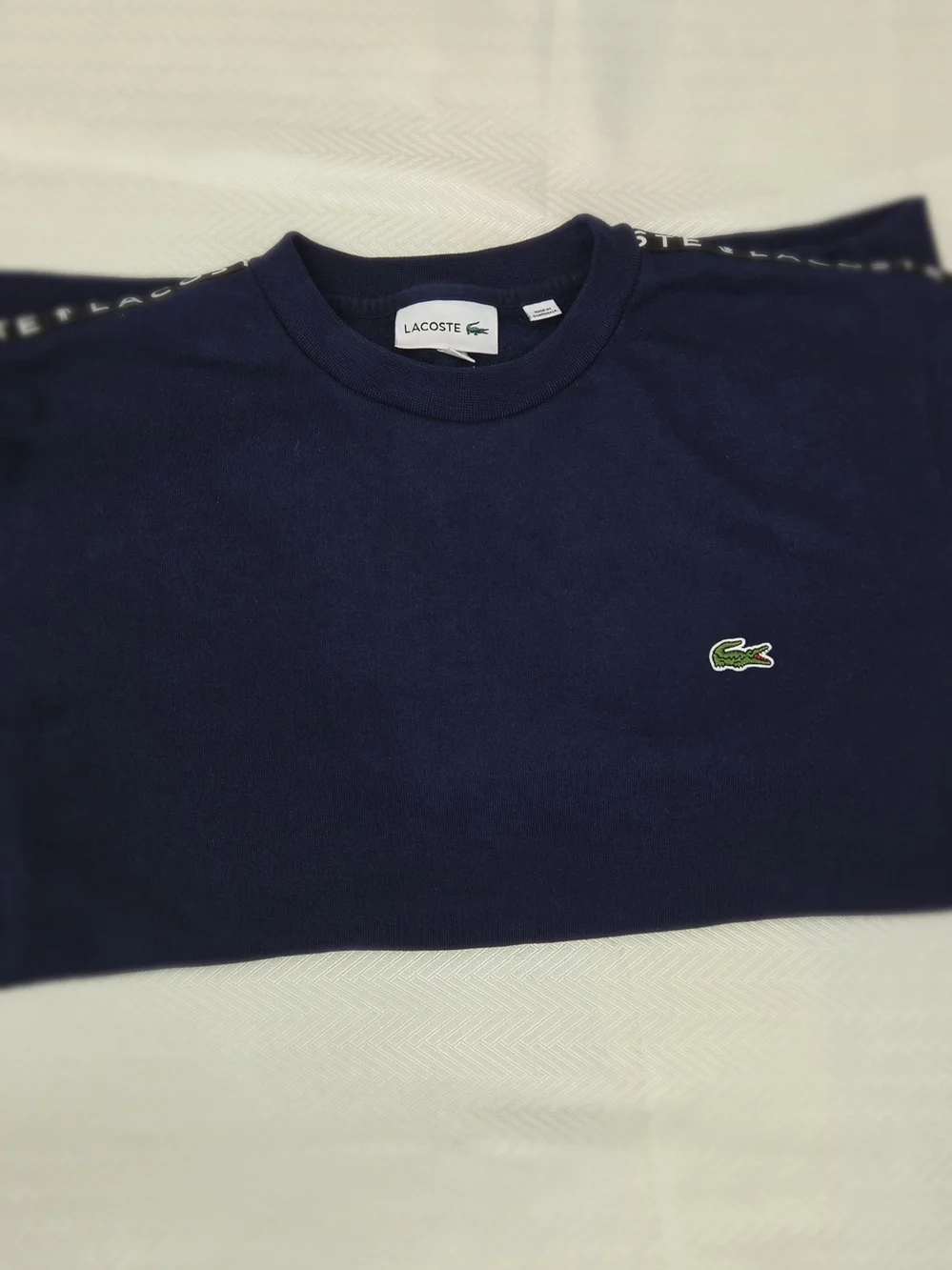 Lacoste Men's Navy Crewneck Sweater